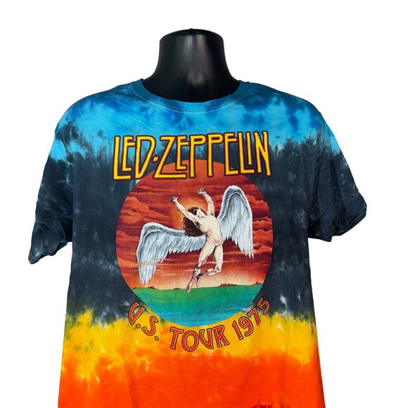 Led-Zepplin Tie Dye Reprint Band Tee - Picture 2 of 7
